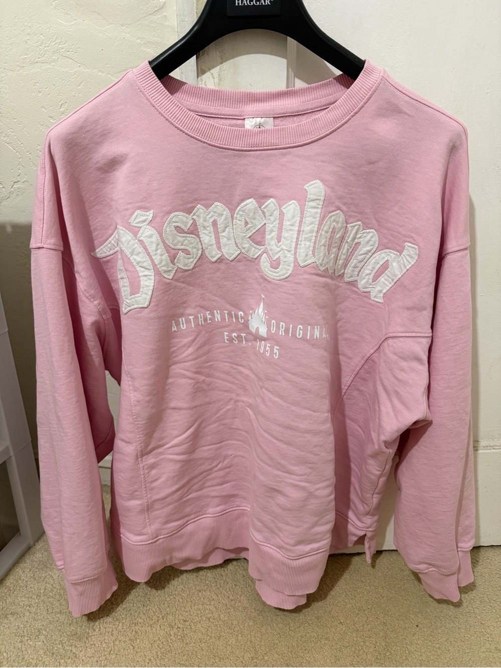 Disneyland Pink Crewneck Sweatshirt